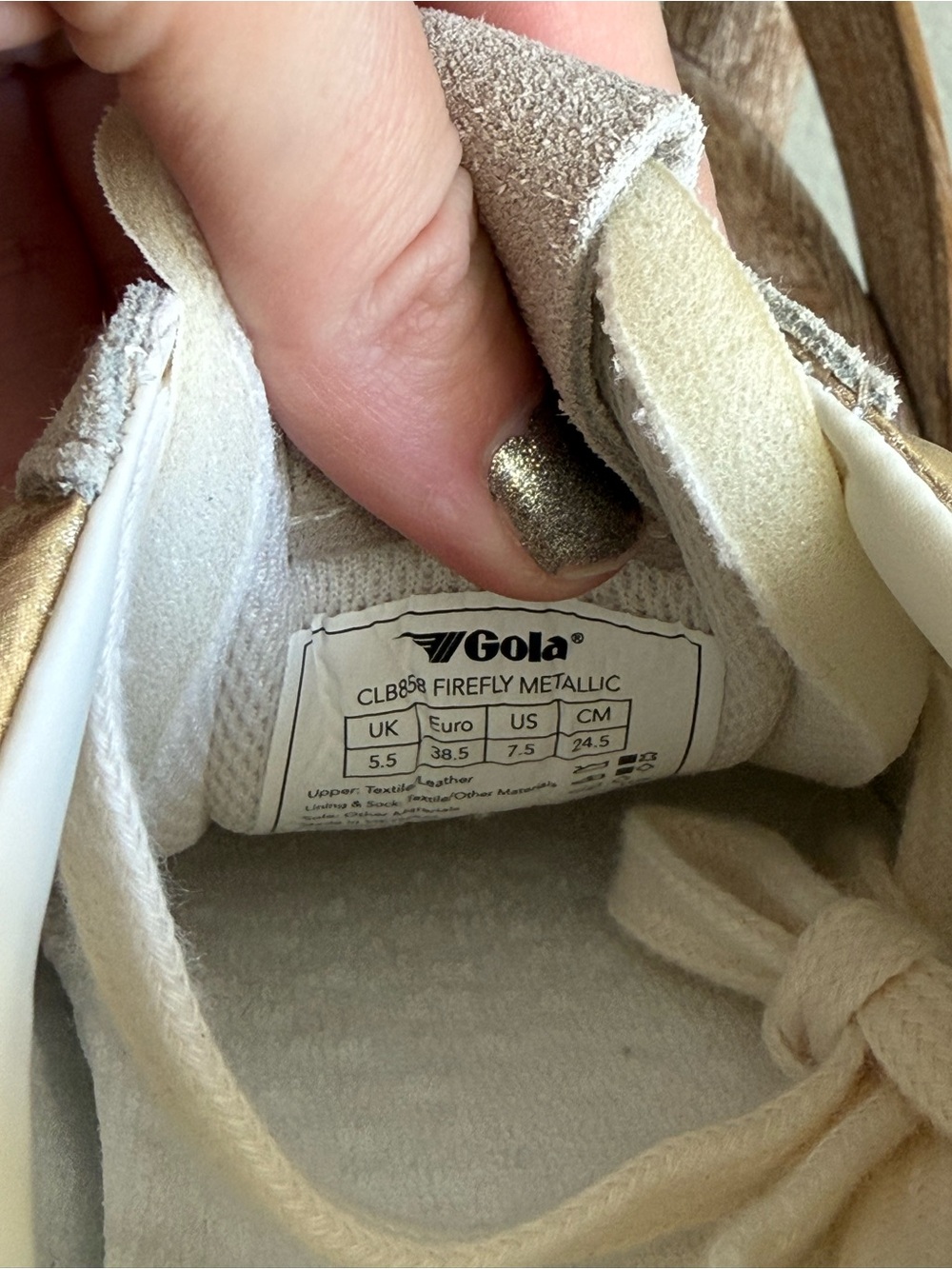 Gola Firefly Metallic Sneakers - Picture 7 of 7